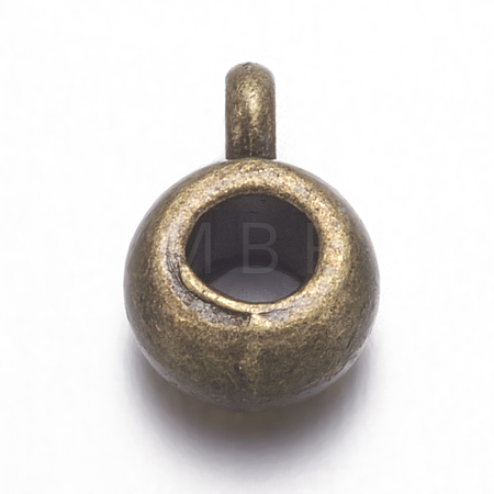 Tibetan Style Tube Bails X-WAB017H-AB-RS-1