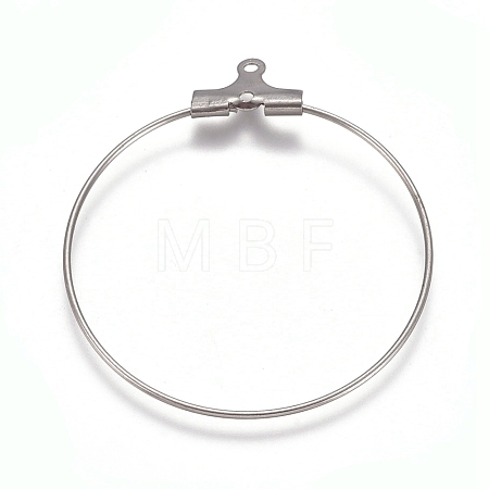 Tarnish Resistant 304 Stainless Steel Wire Pendants STAS-M274-020E-1