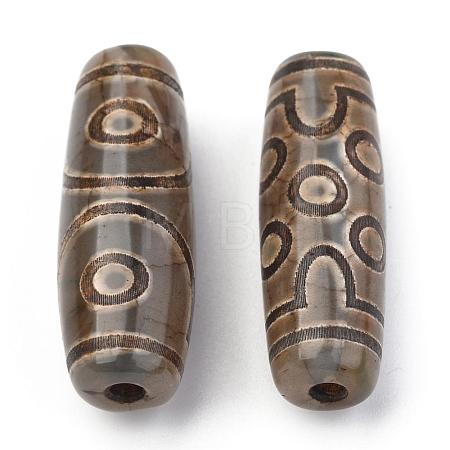 Tibetan Style dZi Beads X-TDZI-E004-27-1