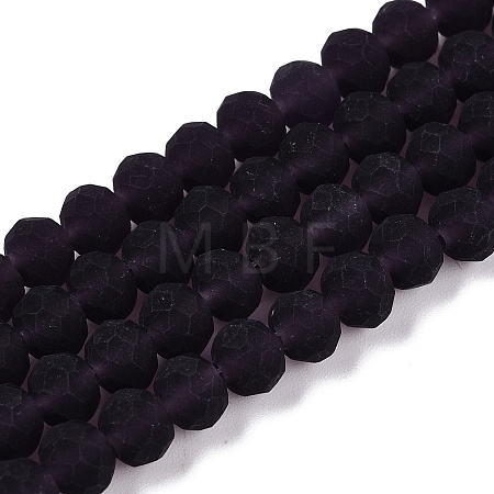 Transparent Glass Beads Strands EGLA-A044-T6mm-MD15-1