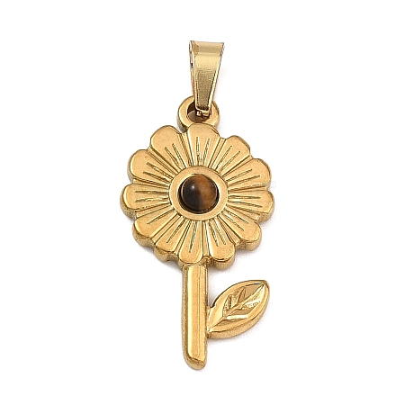Natural Tiger Eye Pendants GG-CBA97F4-01G-10-1
