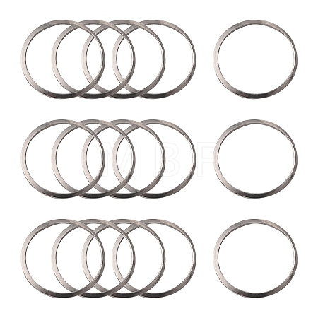 Tarnish Resistant 201 Stainless Steel Linking Rings STAS-F192-001P-03-1