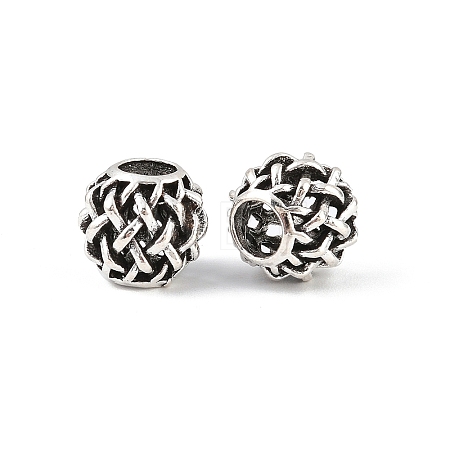 Alloy European Beads X-PALLOY-S079-011AS-1