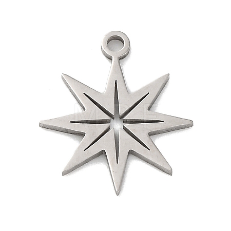 Anti-Tarnish Christmas 201 Stainless Steel Pendants STAS-Q015-11P-1