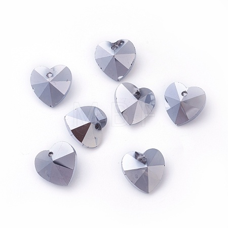 Romantic Valentines Ideas Glass Charms G030V14mm-31-1