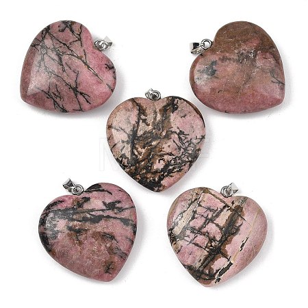 Natural Rhodonite Pendants GG-K002-12A-07-1