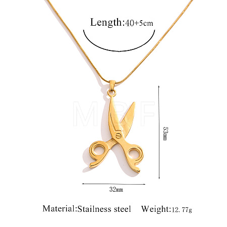 304 Stainless Steel Pendant Necklaces WGB72CB-04-1