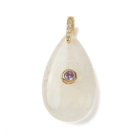 Natural Lemon Jade Pendants G-B188-01G-01-1