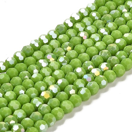 Opaque Glass Beads Stands EGLA-A035-P4mm-B15-1