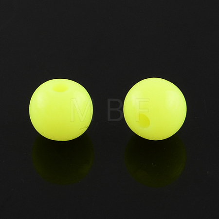 Fluorescent Acrylic Beads MACR-R517-6mm-01-1
