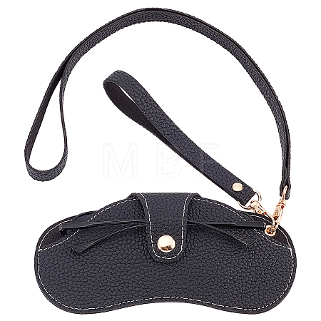Imitation Leather Glasses Cases AJEW-WH0248-24B-1