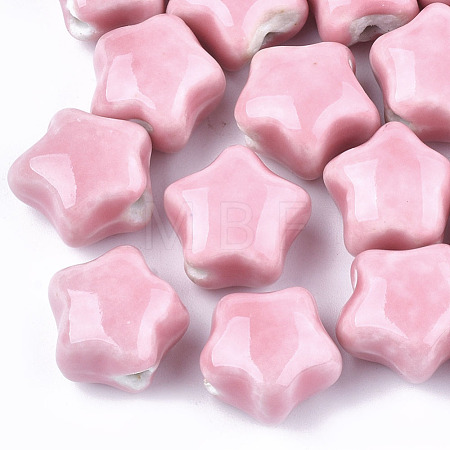 Handmade Porcelain Beads X-PORC-S498-49-1
