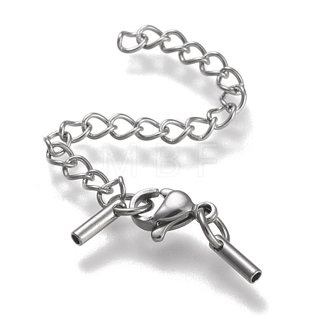 Tarnish Resistant 304 Stainless Steel Curb Chain Extender STAS-K195-29P-015-1