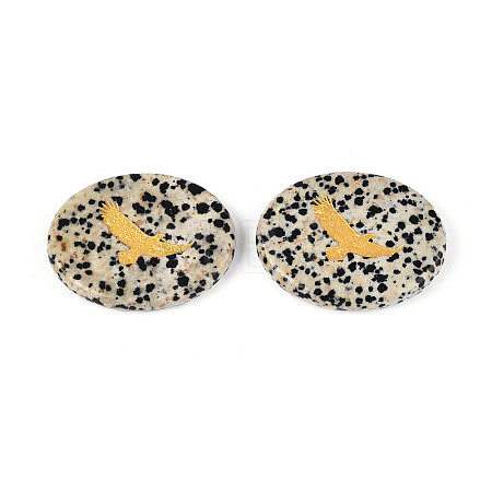 Natural Dalmatian Jasper Cabochons G-T143-28J-1