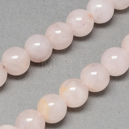 Natural Rose Quartz Bead Strands G-R193-13-10mm-1