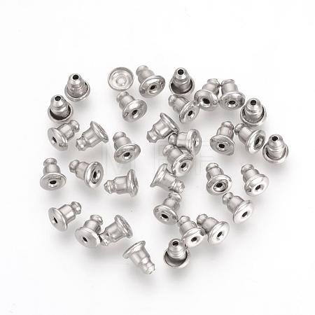 Tarnish Resistant 304 Stainless Steel Ear Nuts Findings STAS-R071-29-1