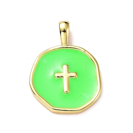 Brass Enamel Pendants LS-KK-G417-01LG-03-1