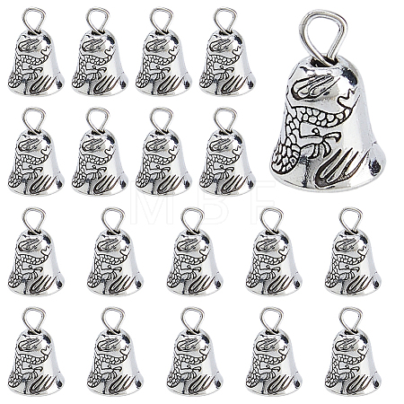 Alloy Bell Charms FIND-WH0173-417AS-1
