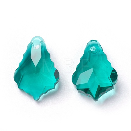 Faceted Glass Pendants X-GLAA-F068-C18-01-1