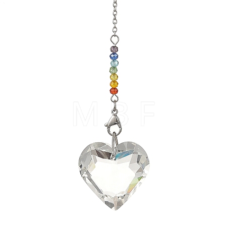 7 Chakra Crystal Suncatcher HJEW-JM05025-03-1