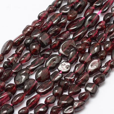 Natural Garnet Beads Strands G-F521-36-1
