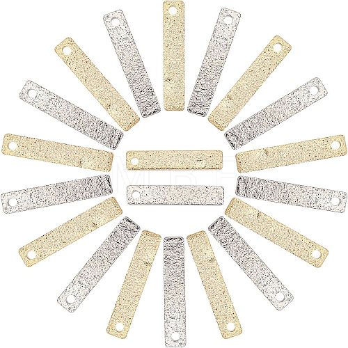 40Pcs 2 Colors Brass Charms KK-FH0002-41-1