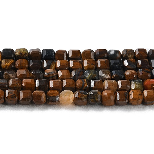 Natural Tiger Eye Beads Strands G-P500-02B-01-1