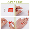 150Pcs Alloy Glue-on Flat Pad Bails TIBE-DC0001-26-4