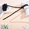 Grenadine & Plastic Pearl Ribbon OCOR-WH0105-170B-4