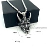 Vintage 304 Stainless Steel 3D Devil Mask Pendant Necklaces for Men AL8165-6