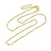 Brass Satellite Chain Necklaces NJEW-B119-03G-2