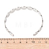 Christmas 201 Stainless Steel Cuff Bangles for Women BJEW-T021-01F-P-3