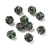 Natural Ruby in Zoisite Woven Beads GG-CBA2E9C-F11-01-1