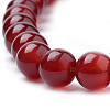 Natural Carnelian Beads Strands X-G-S259-32-8mm-3