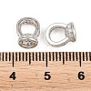Brass Micro Pave Cubic Zirconia Pendant Bails KK-H268-12P-3