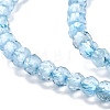 Natural Topaz Crystal Beads Strands G-H266-07A-2
