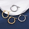 304 Stainless Steel Hoop Earrings EJEW-D195-M-1
