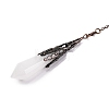 Natural Quartz Crystal Pointed Dowsing Pendulum Big Pendants G-H285-06R-A25-3