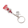 Glass Beaded Keychains KEYC-MZ00031-5