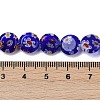 Handmade Millefiori Lampwork Beads Strands LAMP-G166-17B-04-4