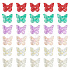 100Pcs 5 Colors Electroplate Glass Beads EGLA-TA0013-54-1