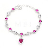 Alloy Rhinestone Charm Bracelets FS-WG1766B-07-1