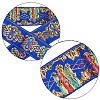 Flat Ethnic Style Embroidery Polyester Ribbons OCOR-WH0067-86A-5