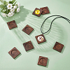 Wood Cabochon Settings WOOD-WH0124-162B-4