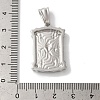 Non-Tarnish 304 Stainless Steel Pendants STAS-Z075-11P-3