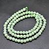 Natural Myanmar Jade/Burmese Jade Beads Strands G-K305-37-B-2