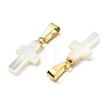 Natural White Shell Pendants PALLOY-JF05487-2