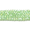 Imitation Jade Electroplate Glass Beads Strands LS-GLAA-F029-J4mm-A01-1
