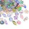 Ocean Theme Transparent Acrylic Beads OACR-D321-02-2