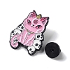 Halloween Cat Enamel Pins JEWB-K001-05B-EB-2